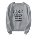 thumbnail image 2 of Vedolay Womens Sweatshirt Womens Fall Fashion 2023 Long Sleeve Pullover Tops Casual Crewneck Sweatshirts,Gray XXL, 2 of 5
