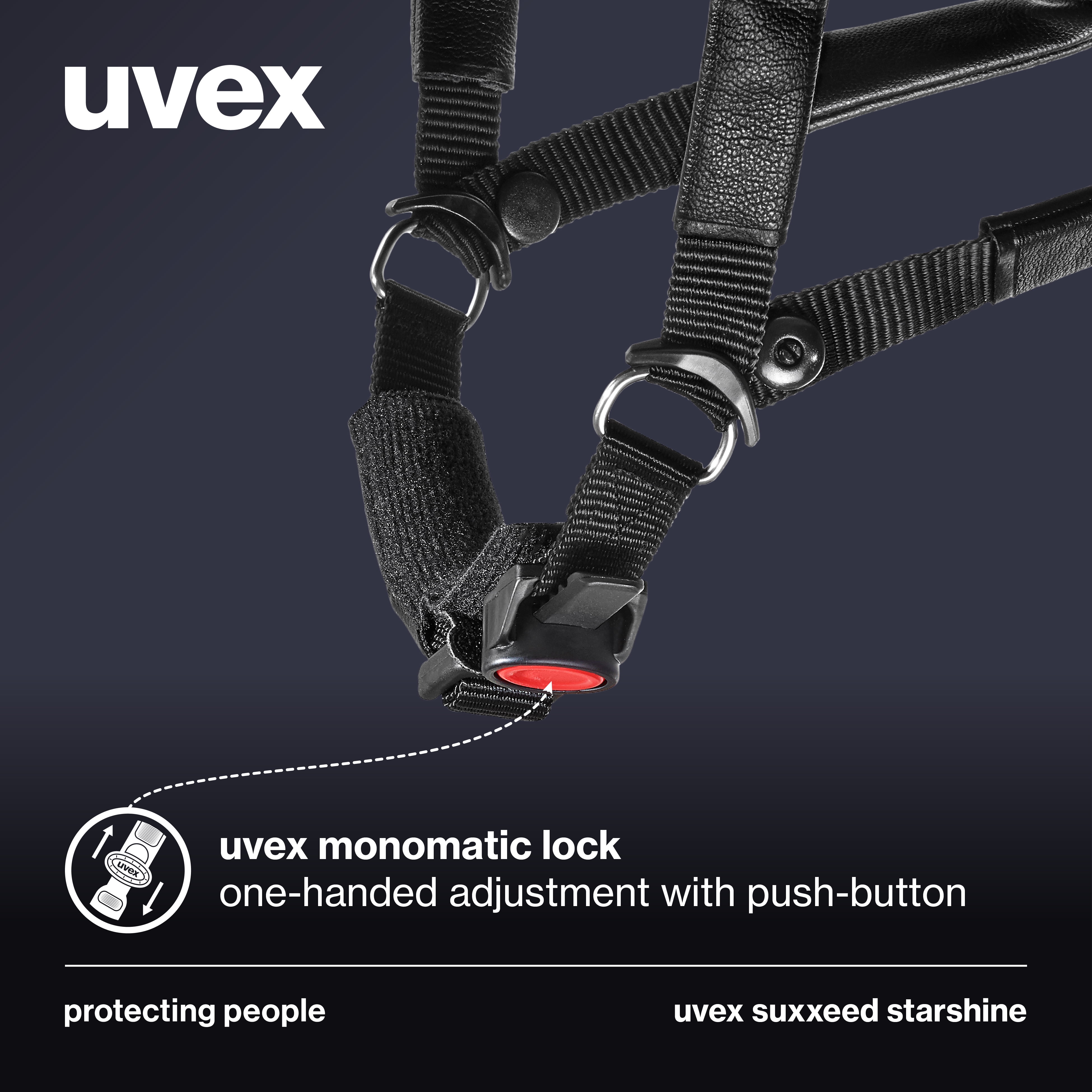 Uvex Suxxeed Starshine Equestrian Helmet with Swarovski Crystals