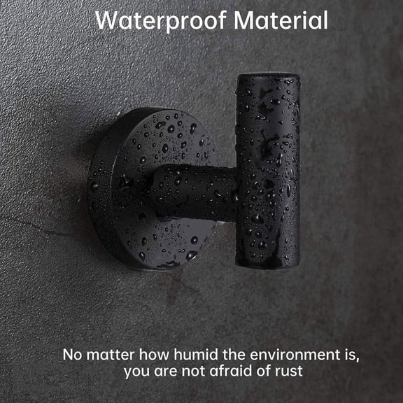 Protoiya  Towel Hooks for Bathrooms 2 Pack Towel Hook Bathroom Hooks Brushed Nickel Robe Hook for Cabinet Closet Door Towel Hook for Bathroom