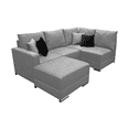 thumbnail image 3 of Sala Esquinera Modular El Bazar Store Artemis Gris Plata 230x300 cm Tela Lino nacional, 3 of 7