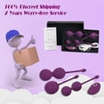 thumbnail image 6 of Kegel Balls for Women with Remote Control,Kegal Balls Pelvic Floor Strengthening Device Women and Kegel Exercises Products, Kegel Exercise Weights for Beginners & Advanced(Purple), 6 of 6