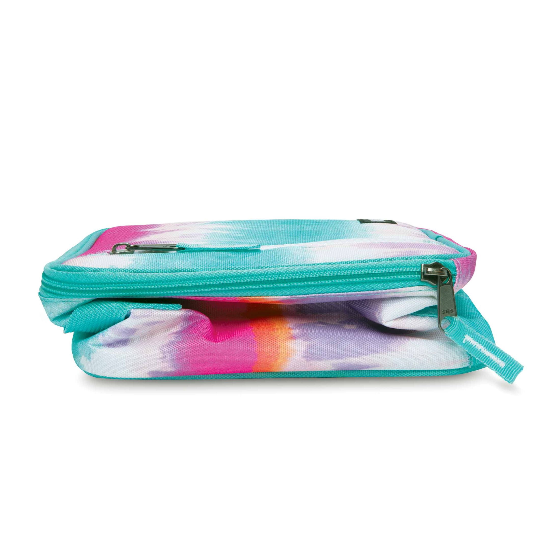 Packit Freezable Classic Lunch Box, Tie Dye Sorbet, Reusable Lunch box, BPA Free, Non Toxic Poly Canvas