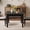Black, variant on Dovelina 39.4" Square Dining Table for 4, Multi-Use Table for Small Apartment, Kitchen, Dining Room