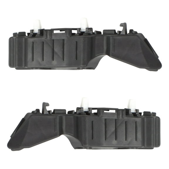 Brock Replacement Pair Set Front Bumper Side Support Brackets Retainer Covers Compatible with 12-17 Accent 865131R000 865141R000