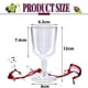 thumbnail image 2 of 50Pcs Clear Plastic Wine Glass Recyclable, & Reusable Cups for Champagne, Dessert, Beer, 2 of 5