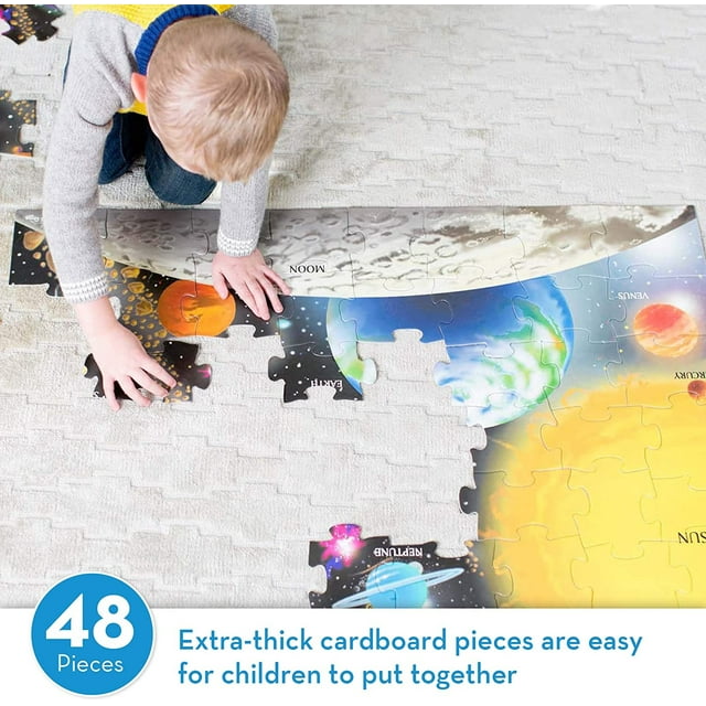 Melissa & Doug Solar System Floor Puzzle (48 piezas, 2 x 3 pies) Melissa & Doug Melissa & Doug
