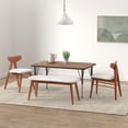 thumbnail image 2 of Pemberly Row 26" x 48" x 30" Thermal Fused Laminate Top Activity Table in Oak, 2 of 3