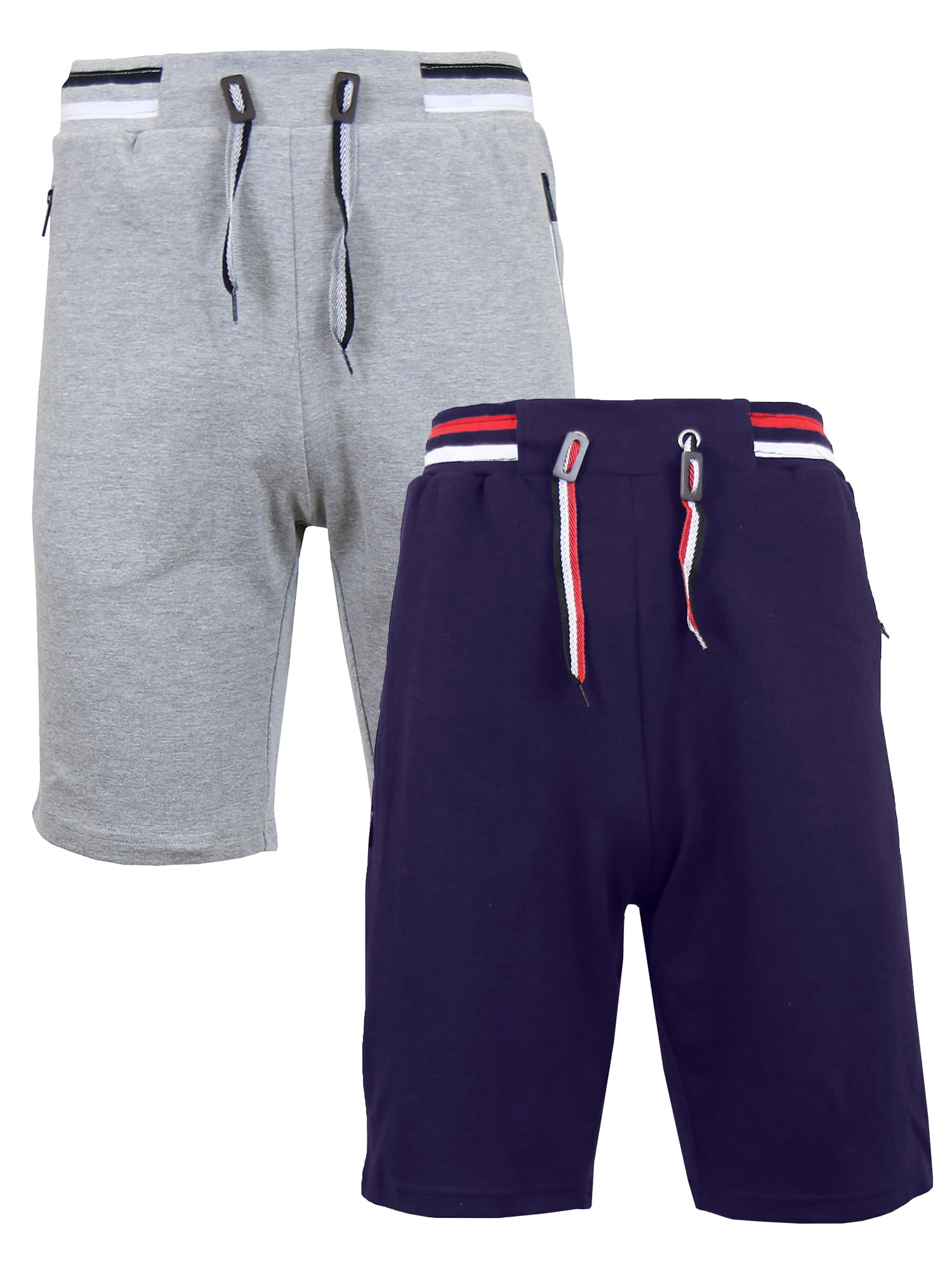 men's tech jogger shorts with zipper side pockets