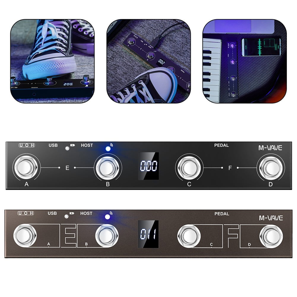 MYG For M-VAVE Chocolate Plus For MIDI Footswitch Controller