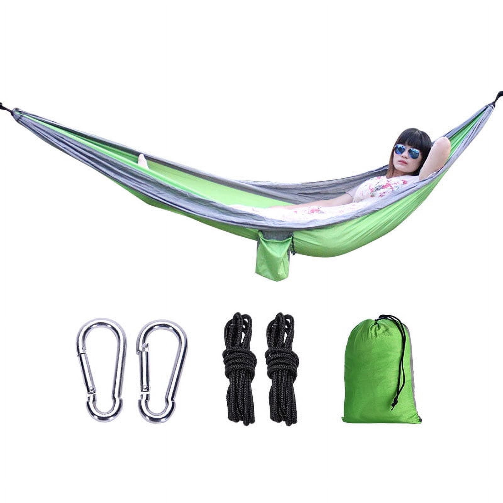 Nyon Hammock 400 lb Portable,1-2 Person Capacity for Camping Travel, Backpacking, Hiking, Outdoors Camping