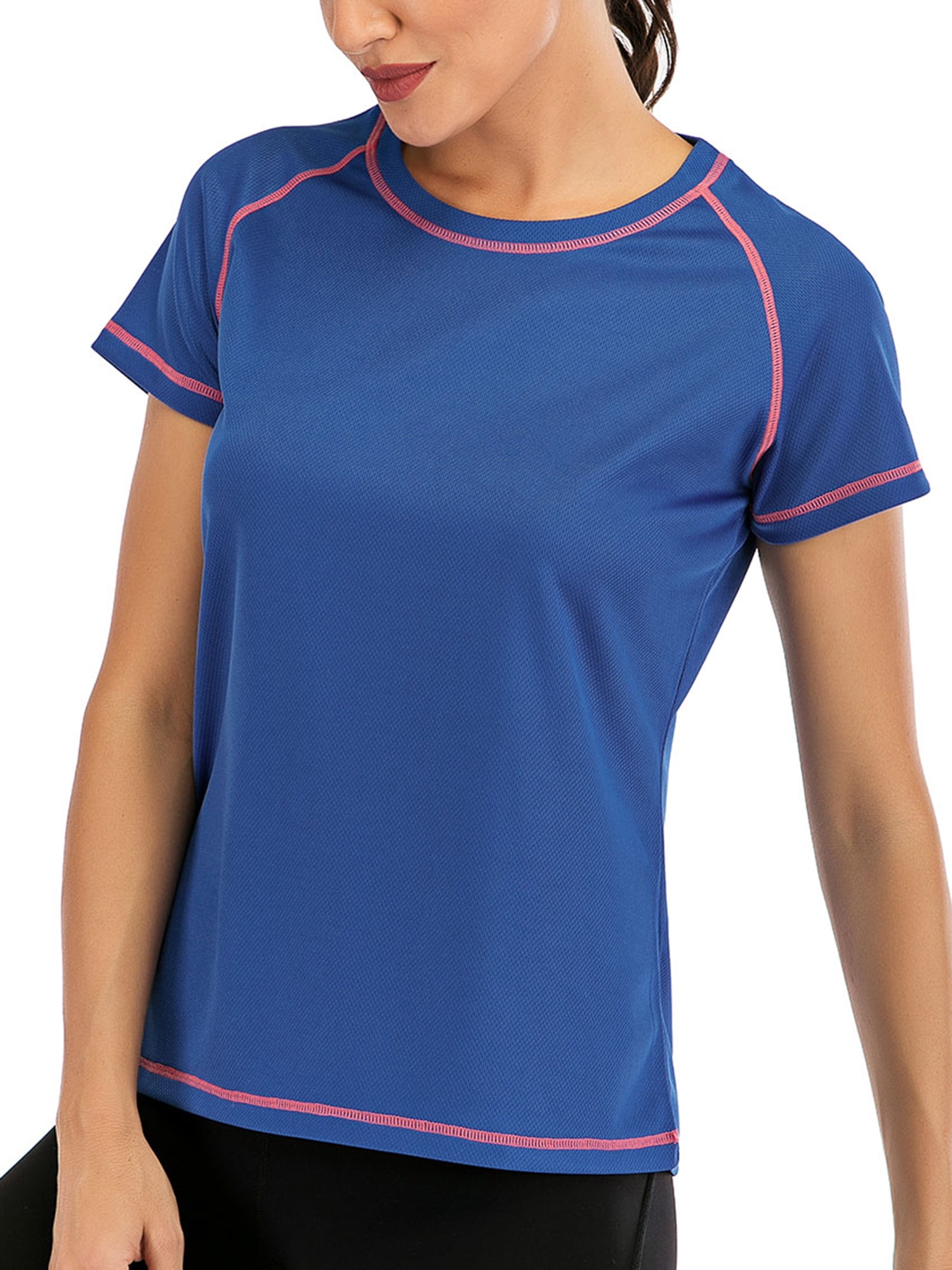 YouLoveIt Women's Quick Dry T Shirts Plus Size Activewear Sports Yoga T 