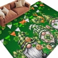 thumbnail image 6 of St. Patrick's Day Area Rug 6x9 Washable Rug Non Slip Spring Shamrock Gnomes Balloons Flag Green Large Area Rug Soft Stainresistant Indoor Floor Carpet for Living Room Bedroom Home Office Dining Room, 6 of 8