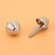 thumbnail image 5 of 100 Uds. Pies Stud plata blanco hierro DIY cuero artesanía bolso plano seta remache Accesorios, 5 of 8