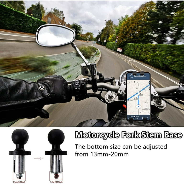 Motorcycle phone cheap stem mount