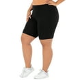 thumbnail image 5 of Athletic Works Women's Plus Size Core Active Dri-Works Bike Short, 2-Pack, Sizes S-4X, 5 of 8