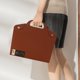 thumbnail image 2 of Bolso De Plástico Bolsa de almacenamiento de archivos translúcida de gran capacidad, organizador de documentos con asa, 13,8 x 12,4 x 1,85 pulgadas JASKFLY, 2 of 8