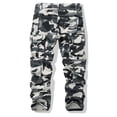 thumbnail image 2 of Men's Camo Multi-Pocket Cargo Pants, Ripstop Tactical Camouflage Work Pants Casual Outdoor Hiking Straight Fit Utility Trousers, 2 of 9