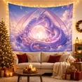 thumbnail image 3 of Dragon Rich Shades With Purple Lavender Its Serpentine, Mystical Fantasy for Space Lovers, Galaxy Room Decor, Valentine's Day Gift, Tapestry Wall Hanging for Bedroom and Dorm, 3 of 7