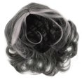 thumbnail image 1 of Mrs Claus Wig Short Grey Wig for Old Woman with Curly Hair, 1 of 5
