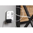 thumbnail image 4 of Extensor de grifo de pared Philips EZfit de 5 salidas con protección contra sobretensiones, 4 of 7