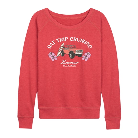 Ford - Day Trip Cruising - Women's French Terry Long Sleeve Pullover
