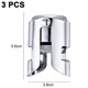 thumbnail image 2 of Tapón para champán, protector de vino espumoso de acero inoxidable macizo sin fugas con un tapón de sellado más largo, 2 of 5