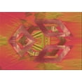 thumbnail image 1 of Ahgly Company Indoor Rectangle Patterned Papaya Orange Area Rugs, 2' x 5', 1 of 1