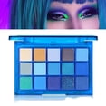 thumbnail image 3 of Paleta de sombras de ojos mezclables de 15 colores Shimmer Glitter Matte Shades D Yuyangstore Paleta de sombras de ojos, 3 of 8