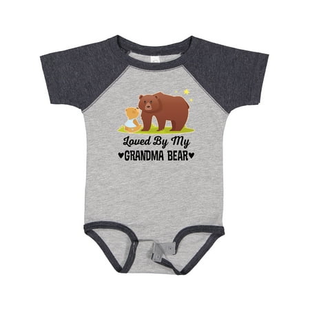 

Inktastic Grandma Bear Loves Me Outfit Gift Baby Boy or Baby Girl Bodysuit
