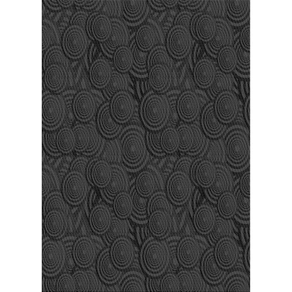 Ahgly Company Machine Washable Indoor Rectangle Transitional Carbon Gray Area Rugs, 8' x 10'