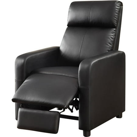 Coaster Company Toohey Home Theater Collection Recliner, Black Leatherette