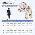 thumbnail image 4 of Honeii Little Birds Pattern Mens Pajamas Set,2pcs Men's Lounge Long Sleeve Sleep Shirt and Pajama Bottoms Sleepwear Set,Mens Pjs Sets-Large, 4 of 7