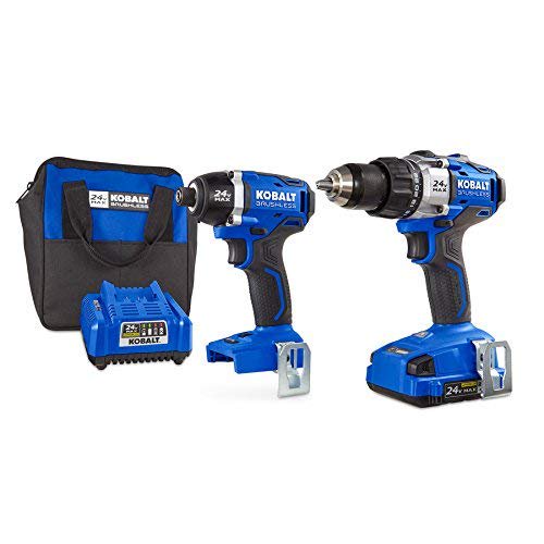 Kobalt Trousse Combinée de 2 Outils Sans Balais 24V MAX #0672827