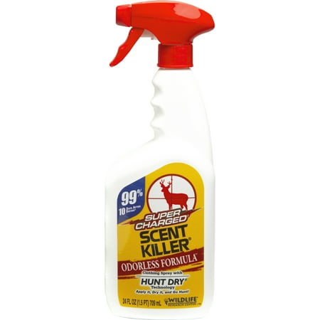UPC: 0024641005552 | Wildlife Research Center Super Charged Scent Killer Spray 24 fl oz for Hunting