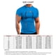 thumbnail image 5 of Camiseta deportiva para hombre, camiseta de entrenamiento transpirable, manga corta con estampado bonito para gimnasio, 5 of 5