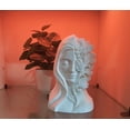 thumbnail image 4 of Lady of the Wood Sculpture, Floral Face Bust Figurine, Nature Home Decor Accent for Shelf or Desk, 5.5 Inch, 1ct, 4 of 8