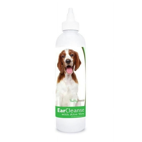 Healthy Breeds 840235197379 8 oz Welsh Springer Spaniel Ear Cleanse with Aloe Vera Cucumber Melon