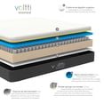 thumbnail image 3 of Colchón en Caja Híbrido Voltti Essential King Nano Memory Foam & Resortes Encapsulados 26 CM + Almohadas, 3 of 9