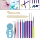 thumbnail image 1 of Herramientas de filigrana de papel BLESIY ranurada Art Hand Craft Set 14 Piezas, 1 of 8