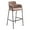 Brown, variant on Marcel Barstool Brown Barstool, Modern Style, Shearling style fabric, Plywood, Indoor Bar