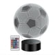 thumbnail image 1 of Lámpara de Fútbol para Niños, Luz con Ilusión 3D, 16 Colores, Control Remoto, Regalo Ideal para Niños,, 1 of 5