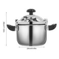 thumbnail image 5 of Autrinix High Pressure Cooker 6.35 Qt, Fast Cooking, Multi-Use with Safety Valve & Induction Stove Compatibility for Healthy Meals, 5 of 11