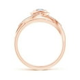 thumbnail image 2 of ANGARA Natural 0.2 Ct. Diamond Solitaire Ring in 14K Rose Gold for Women (Ring Size: 3.5), 2 of 8