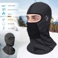 thumbnail image 3 of uds pasamontañas de invierno máscara de esquí para hombres y mujeres, máscara facial térmica a prueba de viento bufanda para clima frío para ciclismo esquí escalada, 3 of 7