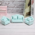 thumbnail image 4 of LLC 3Pcs 1:12 Mini Doll House Plaid Sofa Cushion Set Accessory Room Furniture ToyMatcha Color, 4 of 5