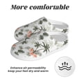 thumbnail image 6 of Kdxio Vintage Palm Trees Women's Men's Slippers Plush Slip-On House Slipper for Winter Indoor Soft Cushion Non-slip Fluffy Slides Slippers-35/36, 6 of 7