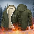 thumbnail image 3 of MHFRRA Mens Winter Jackets Full Zip Hooded Jacket Heavyweight Warm Lined Coat for Outdoor Winter Cold Weather Comfort Fit, 3 of 5
