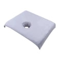 thumbnail image 1 of Xuanheng Massage Table Towel Face Pad Professional Beauty Salon Towel Face Hole Towel grey, 1 of 8