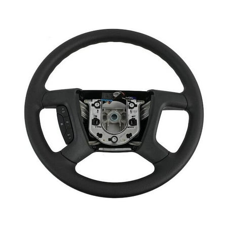 Steering Wheel - Compatible with 2008 - 2023 Chevy Express 3500 2009 2010 2011 2012 2013 2014 2015 2016 2017 2018 2019 2020 2021 2022