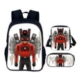 thumbnail image 1 of Toilet man three-piece skibidi toilet game peripheral backpack, 1 of 5